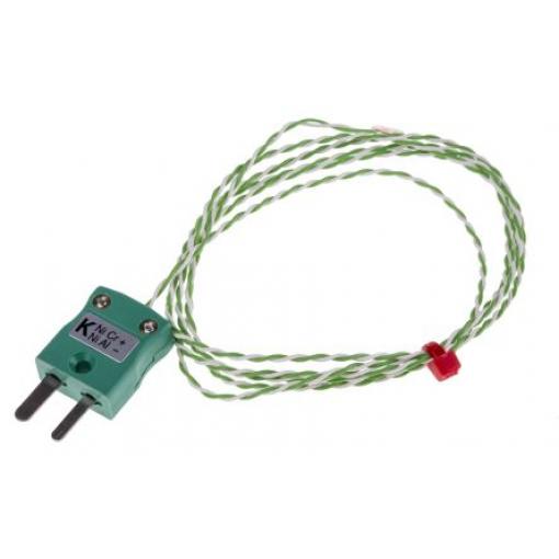 Termočlánek s měděným diskem RS219/1016 1 m kabel typ K Měď 1 m sonda, 0 °C 6.35 mm na 200 °C IEC, RoHS Compliant RS PRO