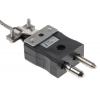 Termočlánek pro vysoké zatížení 2 m kabel Kalibrováno typ J Nerezová ocel 150 mm sonda, 60 °C 4.5 mm na 350 °C IEC, RoHS