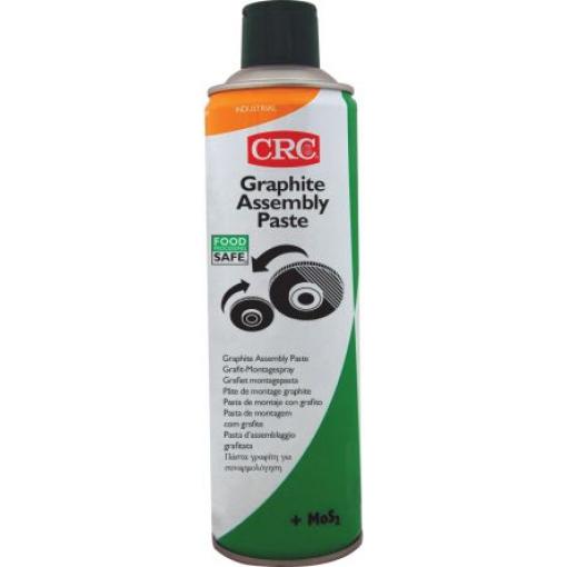 Mazivo, 650 ml / 500 ml Aerosol CRC, GRAPHITE ASSEMBLY PASTE (IND)