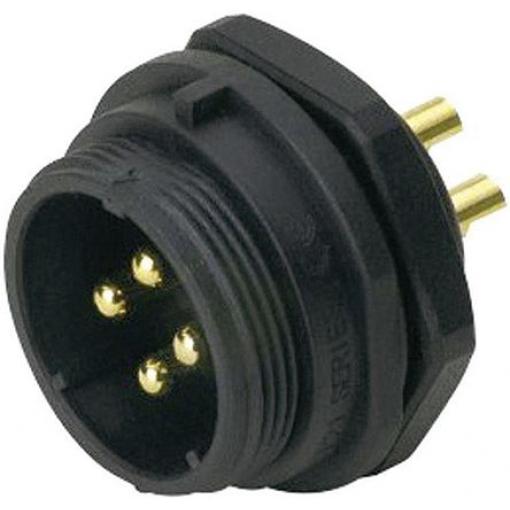 Kulatý konektor, počet kontaktů: 3, Přední montáž, velikost: Standard RS PRO, pohlaví kontaktu: Vnější, orientace těla: