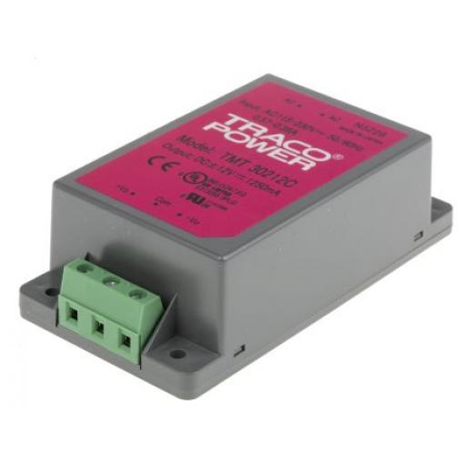 Spínaný napájecí zdroj 30W, počet výstupů: 2, výstup: ±12V dc 1.25A Ano Montáž na rám TMT TRACOPOWER