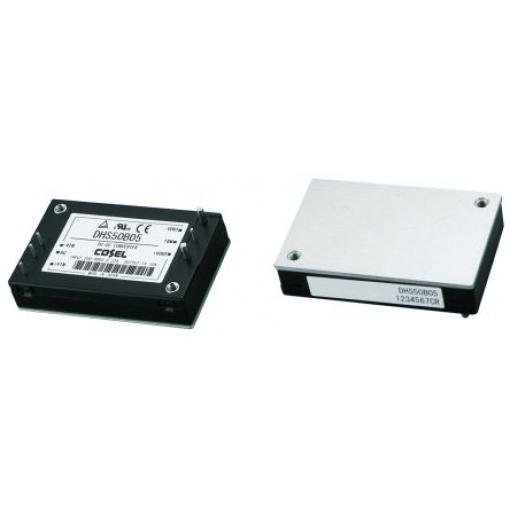 DC-DC převodník 50W, výstup: 5V dc 10A 3 kV ac, 500V dc, Vin 200 → 400 V DC