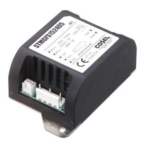 Cosel Měnič DC/DC STMGFS, výstup: 15 V dc 500 V dc, Vin 76V dc 2 A, Vin 18V 30 W 70 °C 70 °C Montáž na plošný spoj