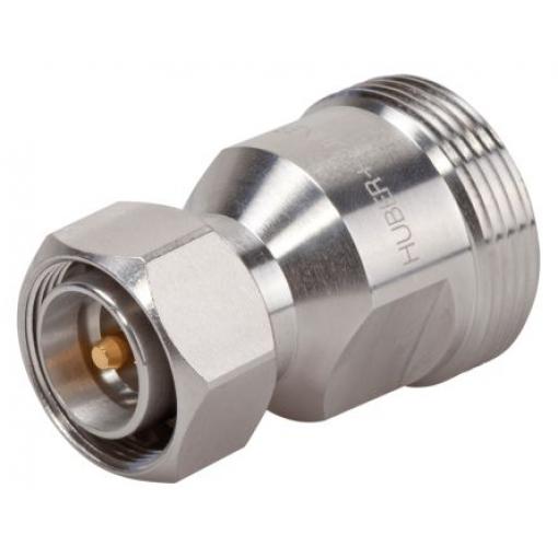 Huber+Suhner Koaxiální adaptér, orientace těla: Rovný, 50 Ω, 6GHz Vnější, typ kabelu: Koaxiální Vnitřní, obklad těla: