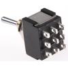 KNITTER-SWITCH Přepínač IP67 Panel 3PDT zap-zap ovládání 4 A Pájecí 30 V dc