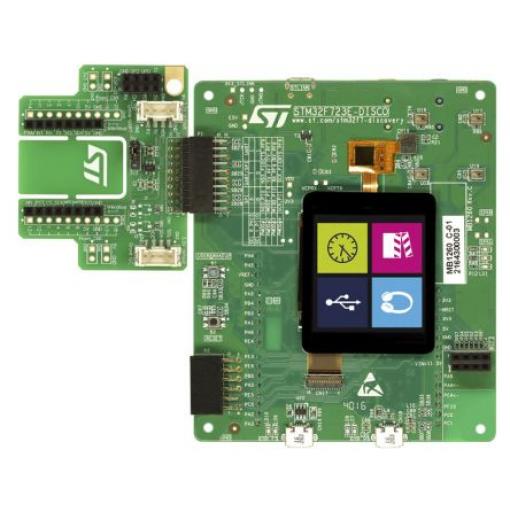 STMicroelectronics Vývojová deska, STM32F723IEK6, STM, MCU STM32F723E-DISCO, Mikrokontrolér, ARM Cortex-M7, Discovery,