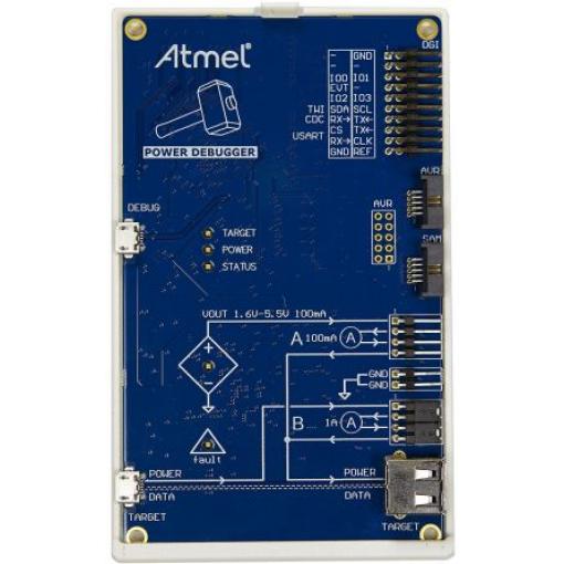 Příslušenství vývojové sady, pro použití s: Ladění a programování jádra ARM Cortex-M ATPOWERDEBUGGER Microchip