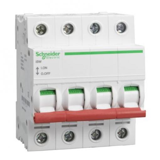 Schneider Electric Oddělovací (hlavní) vypínač, rozsah: SEA 4pólový Lišta DIN IP20 125 A