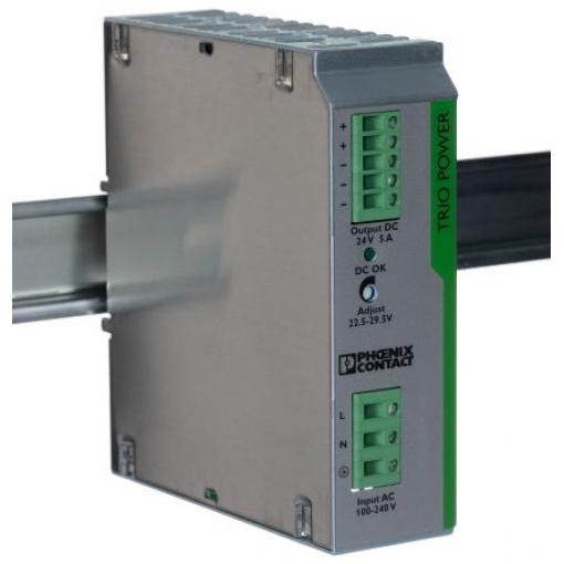 Phoenix Contact Napájecí zdroj na lištu DIN TRIO POWER, počet výstupů: 1 Spínaný napájecí zdroj 264V ac 5 A St. 29.5V dc