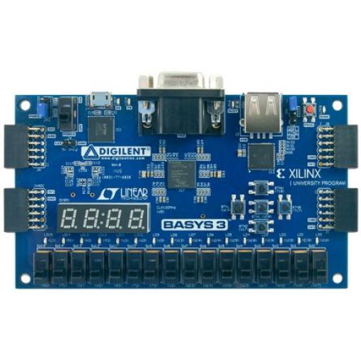 Digilent Vývojová sada pro programovatelnou logiku 410-183, FPGA, Basys Artix-7, ADC1410, Vývojová deska