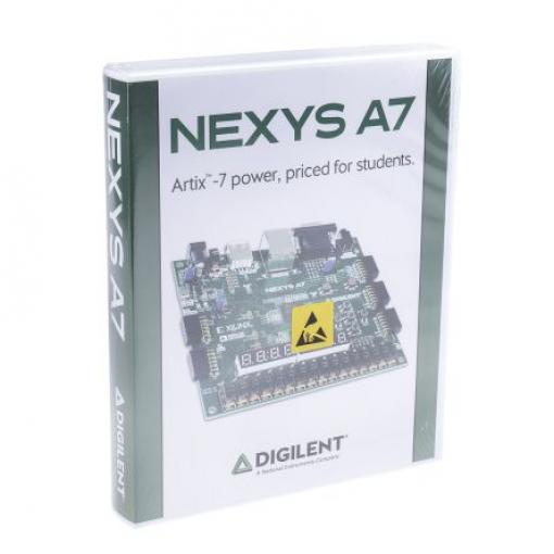 Digilent Vývojová sada pro programovatelnou logiku 410-292 Nexys A7-100T, FPGA, Nexys 4 DDR Artix-7, ADC1410, Vývojová