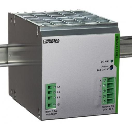 Phoenix Contact Napájecí zdroj na lištu DIN TRIO POWER, počet výstupů: 1 Spínaný napájecí zdroj 575V ac 20 A St. 29.5V