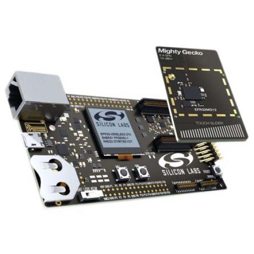 Komunikační a bezdrátový vývojový nástroj, 2.4GHz, RF vysílač-přijímač, Mighty Gecko, Silicon Labs