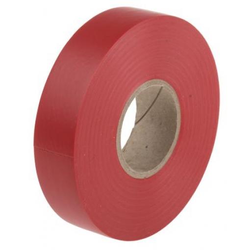 Elektrikářská páska, název: AT7, Červená Polyvinylchlorid 8000 V 19 mm x, délka: 33 m tloušťka 0.13 mm RS PRO