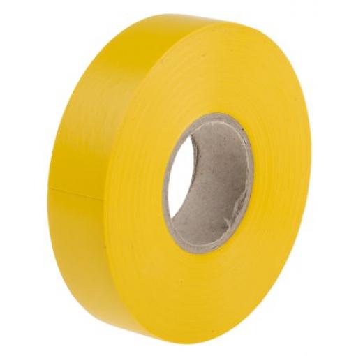 Elektrikářská páska, název: AT7, Žlutá Polyvinylchlorid 8000 V 19 mm x, délka: 33 m tloušťka 0.13 mm RS PRO