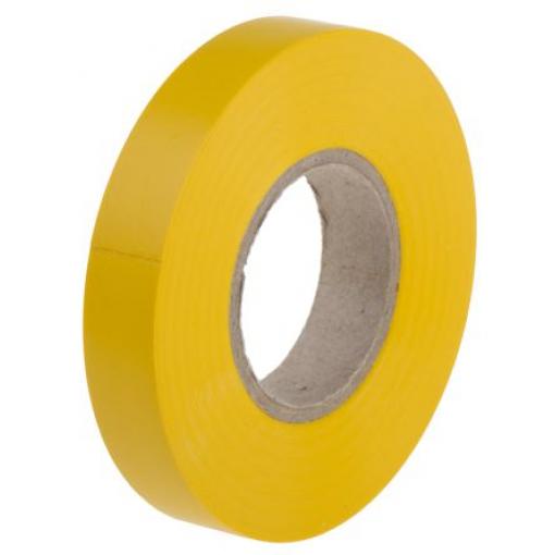 Elektrikářská páska, název: AT7, Žlutá Polyvinylchlorid 8000 V 12 mm x, délka: 20 m tloušťka 0.13 mm RS PRO