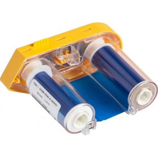 Páska do tiskárny štítků M61-R4410-BL Modrá funguje s modely tiskáren BMP61, M610, M611 Brady 50.8 mm