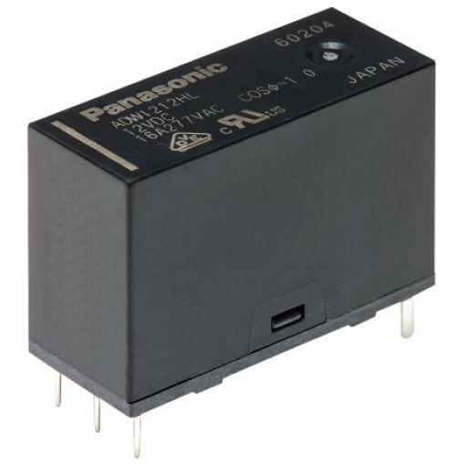 Panasonic Výkonové relé SPST Montáž na plošný spoj 16 A 12 V dc ADW1