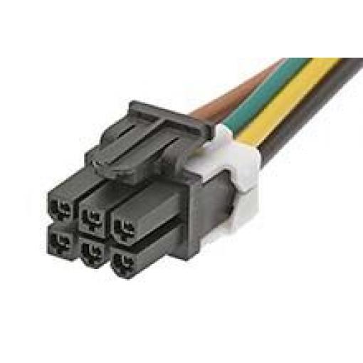 Kabel pro připojení k desce 6 300 mm Vnitřní, řada: 45135 Molex Mini-Fit TPA2 6 Vnitřní Mini-Fit TPA2