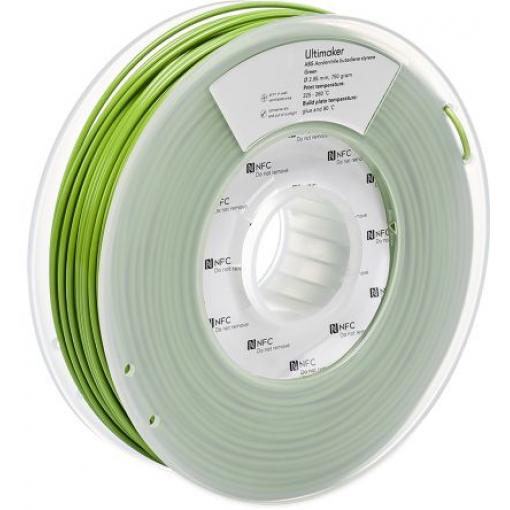 Vlákna pro 3D tiskárny, Zelená 2.85 mm 750 g ABS Ultimaker