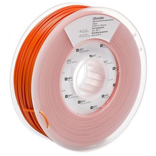 Vlákna pro 3D tiskárny, Oranžová 2.85 mm 750 g ABS Ultimaker