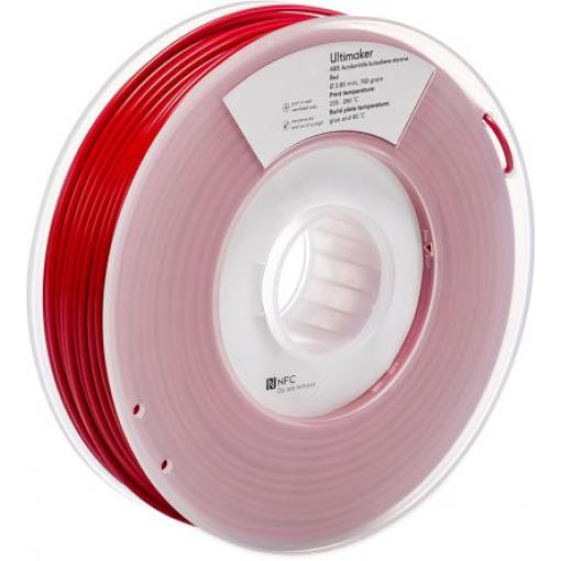 Vlákna pro 3D tiskárny, Červená 2.85 mm 750 g ABS Ultimaker