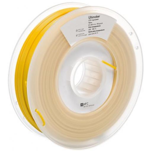 Vlákna pro 3D tiskárny, Žlutá 2.85mm 750g CPE Ultimaker