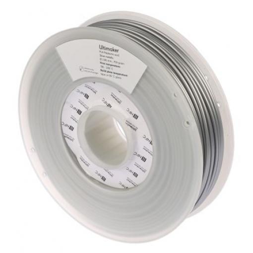 Vlákna pro 3D tiskárny, Stříbrná 2.85 mm 750 g Polymléčná kyselina Ultimaker
