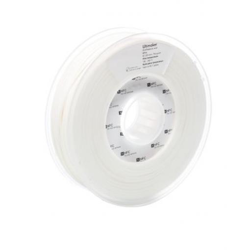 Vlákna pro 3D tiskárny, Bílá 2.85 mm 750 g Polymléčná kyselina Ultimaker