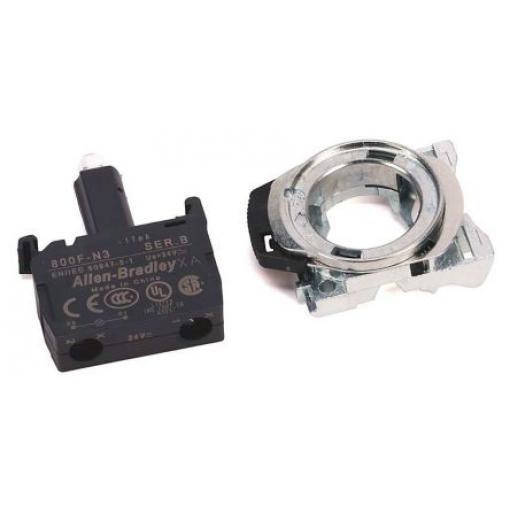 Allen Bradley Blok kontaktů, řada: 800F Blok světel 240V ac Šroub LED