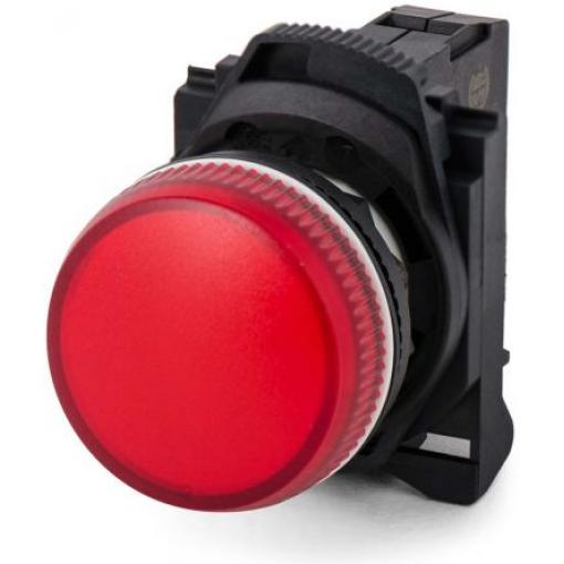 Allen Bradley Kontrolka, řada: 800F Panel LED Červená, průměr výřezu: 22 mm IP66, IP65 Kulatý 24 V ac/dc