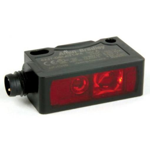 Allen Bradley Fotoelektrický snímač, řada: 42JT LED Blok 4-kolíkový pico rychloodpínač, výstup: NPN/PNP Jednocestný