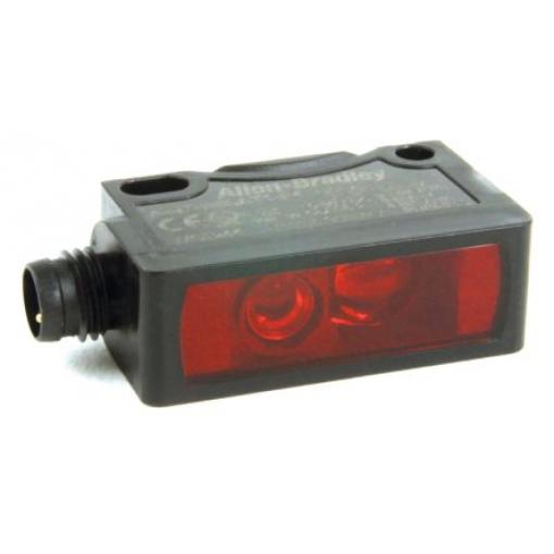 Allen Bradley Fotoelektrický snímač, řada: 42JT Laserové světlo Blok 4-kolíkový pico rychloodpínač, výstup: NPN/PNP