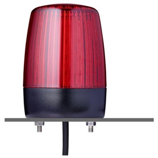 AUER Signal Maják, řada: PCH Stálé, Blikající barva Červená 48V ac/dc LED Se závitem 0.225A CE, EAC, UL IP66, IP67