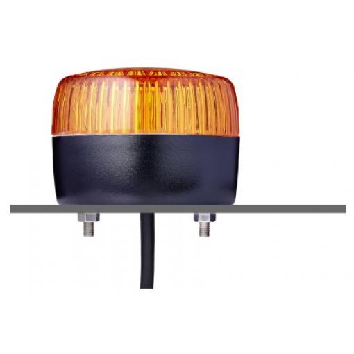 AUER Signal Maják, řada: PCL Blikající, Stálé barva Žlutá 48V ac/dc LED Se závitem 0.06A CE, EAC, UL IP67, IP66