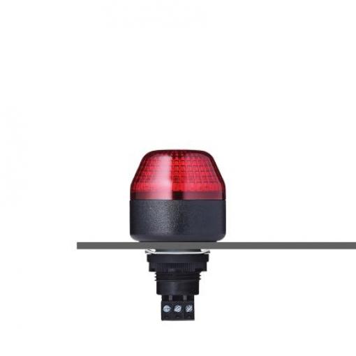 AUER Signal Maják, řada: IBM Blikající, Stálé barva Červená 240V ac/dc LED Plochá montáž 0.037A CE, EAC, UL IP65