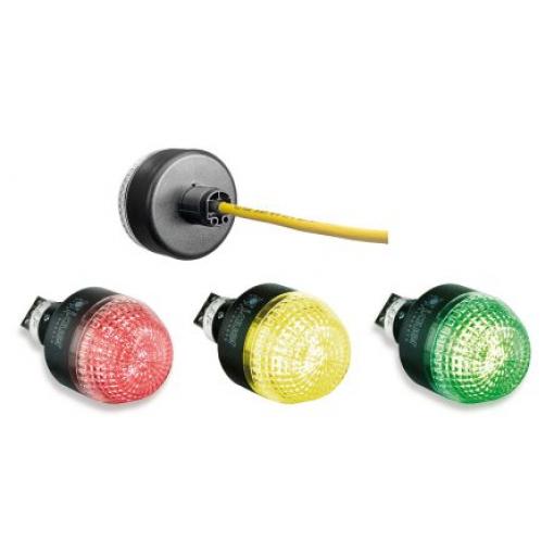 AUER Signal Maják, řada: IML Stálé barva Čirá 24V ac/dc LED Panel 0.043A CE, EAC, UL IP65, IP67