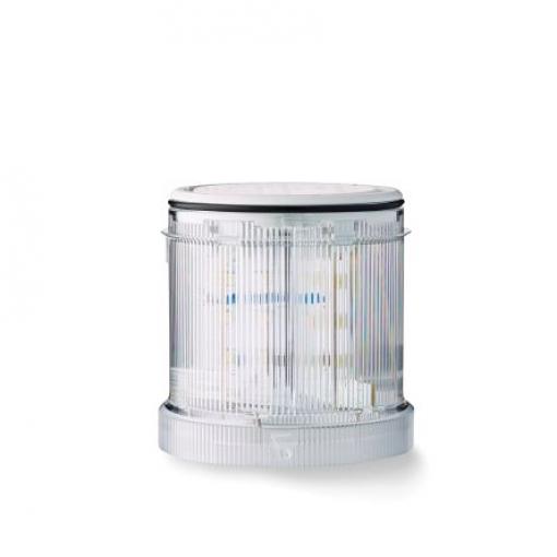 AUER Signal, rozsah: XDC Maják barva čočky Čirá Stálé LED Modul majáčku 100 dB 24V ac/dc barva pouzdra Černá základna 70