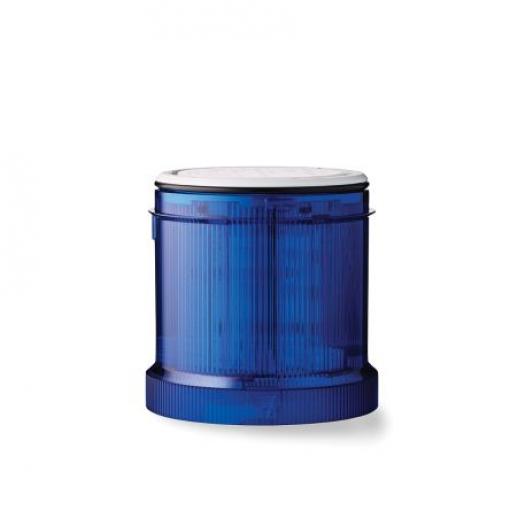 AUER Signal, rozsah: YDC Maják barva čočky Modrá Stálé LED Modul majáčku 24V ac/dc barva pouzdra Černá základna 60 mm