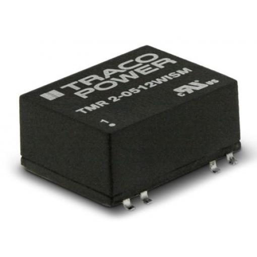 TRACOPOWER Měnič DC/DC TMR 2 WISM, výstup: 12 V dc 1.5 kV dc, Vin 36V dc 83 mA, Vin 9V 2 W -40 °C 80 °C Montáž na plošný