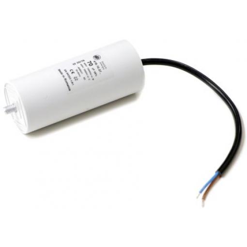 Vrstvové kondenzátory, řada: 4.16.10 P0 70 μF ±5 % 500 V ac, Zásuvná montáž 0.5 mm Ducati Energia