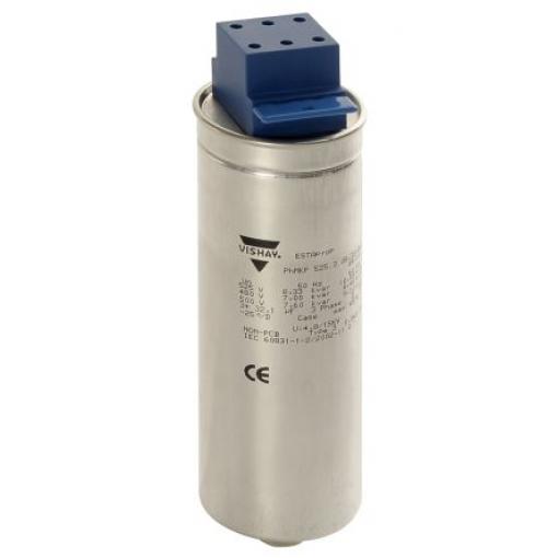Kompenzační kondenzátor (PFC), řada: phMKP, 3 x 55.8μF, 660V ac, Montáž šroubem, Šroub, +65°C, výška: 340mm