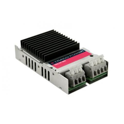 TRACOPOWER Měnič DC/DC TEQ 40WIR, výstup: 12 V dc 3 kV dc, Vin 160V dc 8 mA, Vin 43V -40 °C 92 °C Montáž na rám