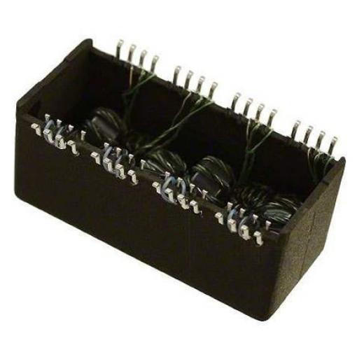 Wurth Elektronik Ethernetový transformátor LAN, 4000 V ac, Povrch, délka: 28.57 mm, 1:1, šířka: 12.7 mm, 85 °C, hloubka: