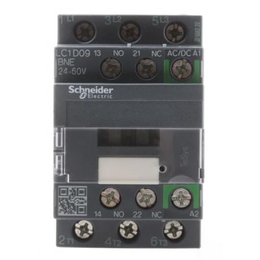 Schneider Electric 1 NO, 1 NC Stykač napětí ve vinutí 24V ac/dc 3pólový 9 A 690V ac 4 kW s 3 NO kontakty 60V Řízení