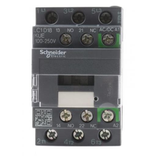 Schneider Electric 1 NO, 1 NC Stykač napětí ve vinutí 230V ac 3pólový 18 A 690V ac 7.5 kW s 3 NO kontakty 250V Řízení
