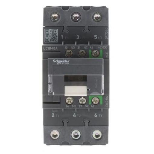 Stykač3 40 A690 V AC18,5 kW s 3NO kontakty, řada: LC1D 3PST