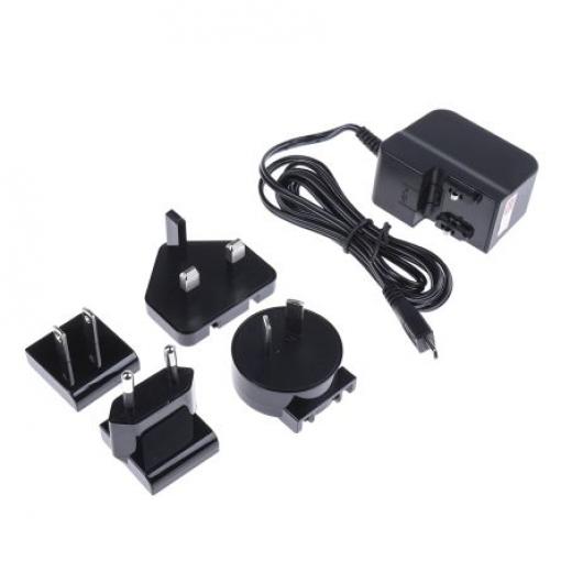 RS PRO Adaptér AC/DC 12 W, výstup: 5V dc, počet výstupů: 1 Micro USB typ B Celý svět 2.4 A USB adaptér