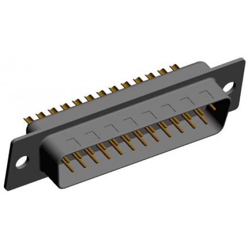 Norcomp Konektor D-Sub, počet kontaktů: 25, orientace těla: Rovný 2.769 mm, Kabel Vnější, D-SUB, 500.0 V