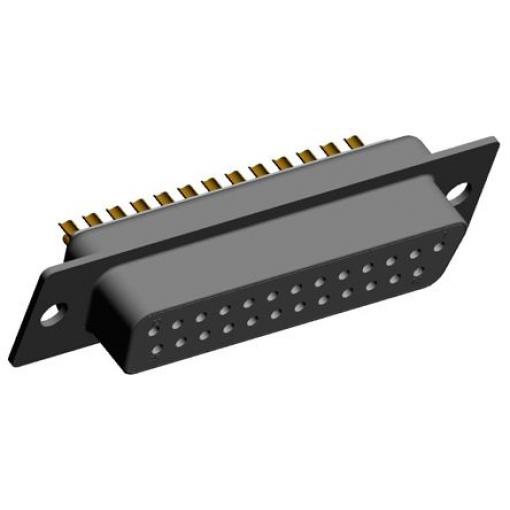Norcomp Konektor D-Sub, počet kontaktů: 25, orientace těla: Rovný 2.769 mm, Kabel Vnitřní, D-SUB, 500.0 V